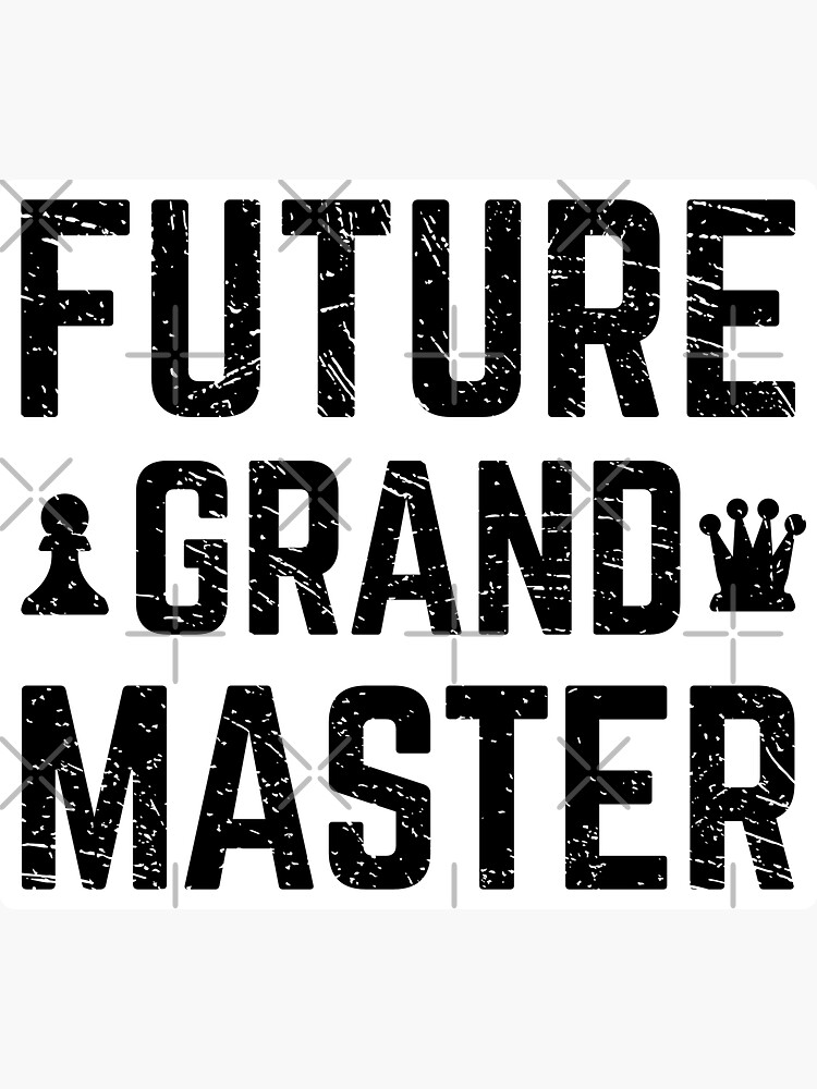 Thumbnail 3 of 3, Sticker, Future Chess Grandmaster designed and sold by ElectricFangs.