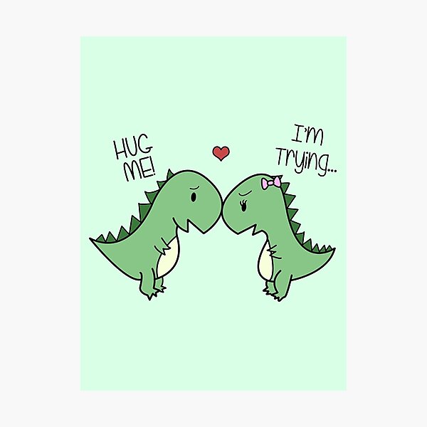 Artikel-Vorschau von Dino-Liebe! (Umarme mich!), designt und verkauft von charsheee.