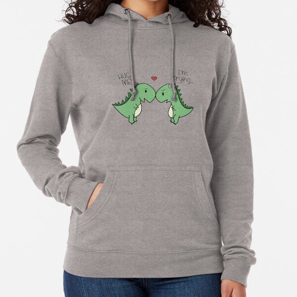 Dino Love! (Hug Me!) Lightweight Hoodie