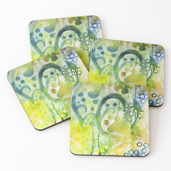 Item preview, Watercolor Garden Abstract Botanical Artwork designed and sold by NancyMerkle.