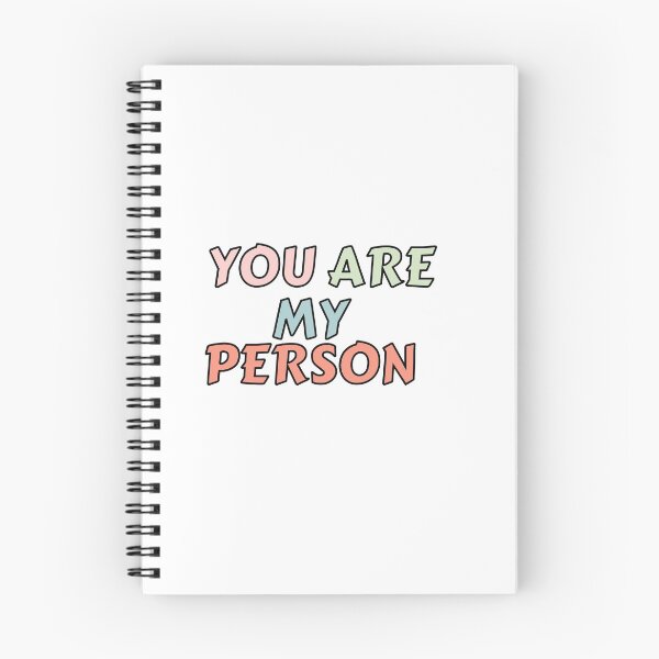 Item preview, YOU ARE MY PERSON Greys quote designed and sold by TrinityGIRL.