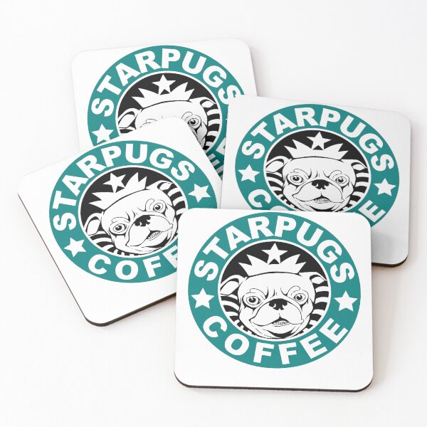 Item preview, StarPugs Coffee Funny design designed and sold by gnunes81.