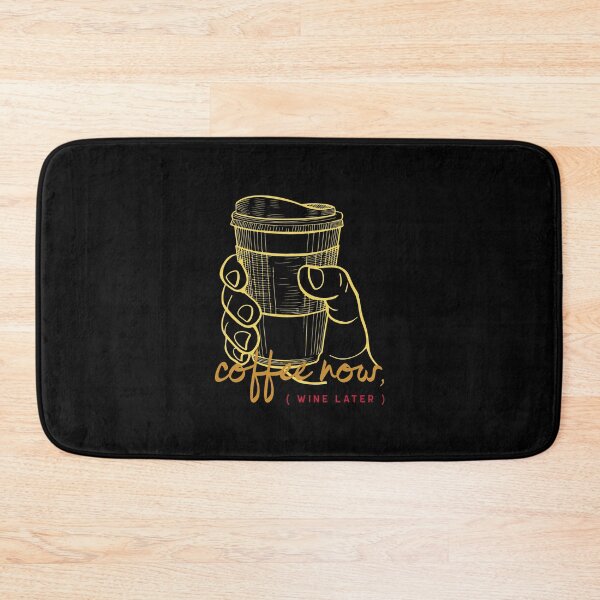 Item preview, Coffee Now Wine Later designed and sold by FitFabFunny.