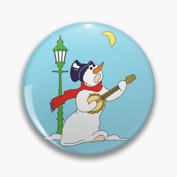 Item preview, Snowman Silent Night Christmas Lantern Moon Woolen Scarf Top Hat designed and sold by Helen-Storm.