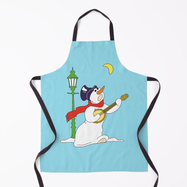 Item preview, Snowman Silent Night Christmas Lantern Moon Woolen Scarf Top Hat designed and sold by Helen-Storm.
