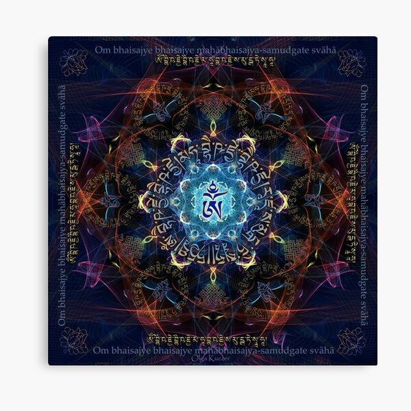 Item preview, Bhaisajyaguru - The Medicine Buddha -  The Healer of all Suffering designed and sold by art-by-angels.