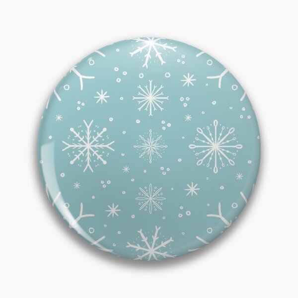 Item preview, Light Blue Snowflake Snowfall Pattern designed and sold by DustandMarbles.