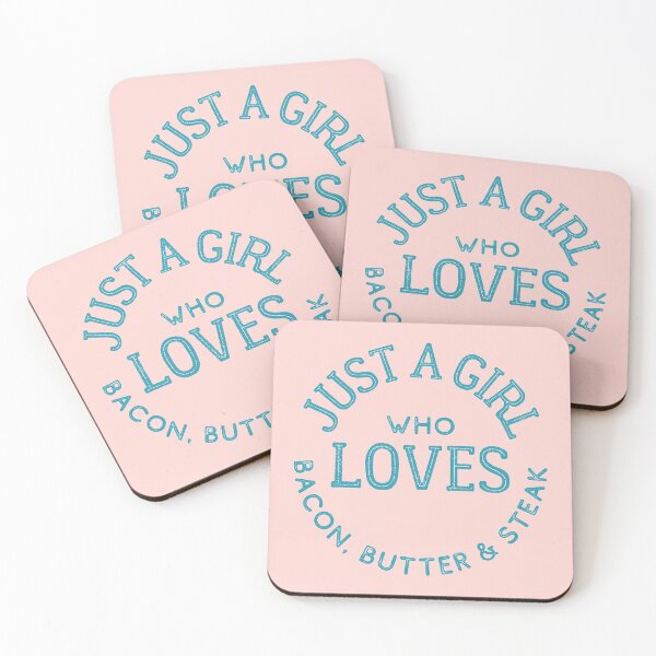 Item preview, Just a Girl Who Loves Bacon, Butter & Steak Keto designed and sold by kroegerjoy.