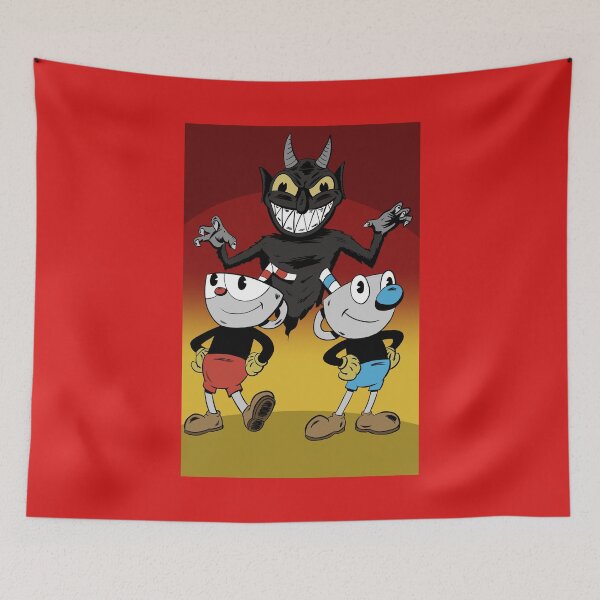 Aperçu de l'œuvre Cuphead et Mugman créée et vendue par blacksnowcomics.