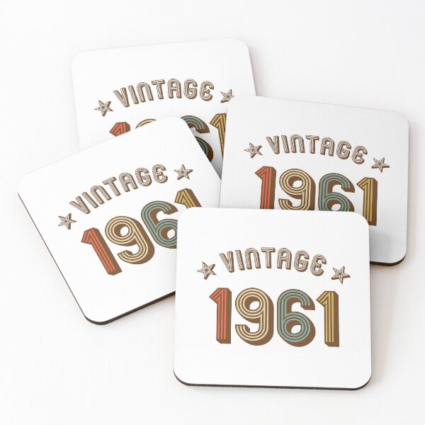 Item preview, 1961 vintage retro vintage year of birth birthday designed and sold by GeogDesigns.