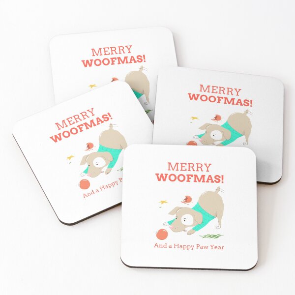 Item preview, MERRY WOOFMAS! And a Happy Paw Year designed and sold by unikologo.