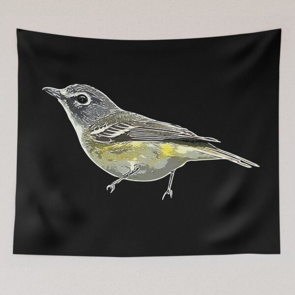 Item preview, Blue Headed Vireo White Alternate Print designed and sold by designsasstultd.