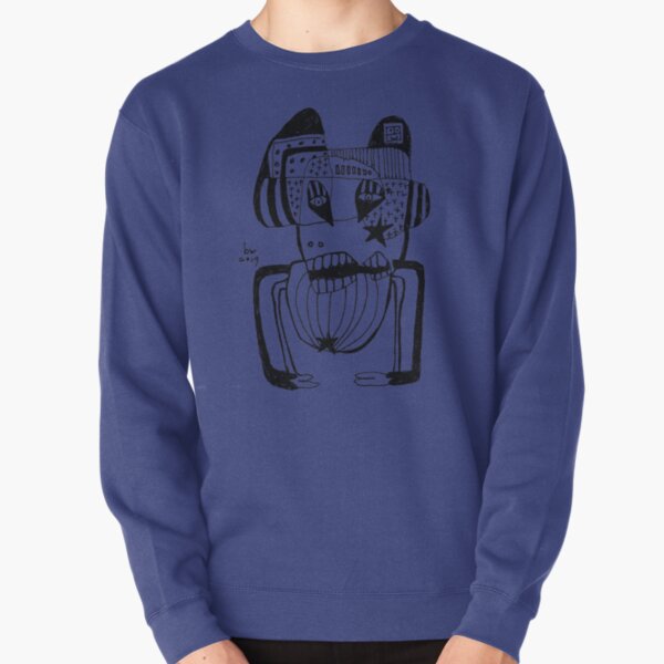 Neon Faces 3 Pullover Sweatshirt