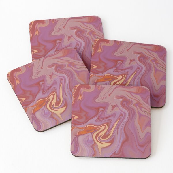 Item preview, HS1 marble inspired pattern. Styles colors pink, purple, blush, orange, abstract art  designed and sold by ArtBIU.