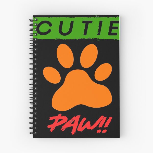 Item preview, CUTIE PAW FUNKY TYPO designed and sold by Urbo Panda.