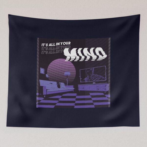 Item preview, It's all in Your mind Vaporwave style  designed and sold by FFelder.
