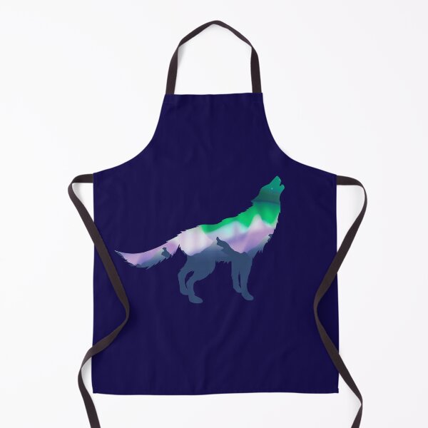Item preview, Alaska Northern Lights aka Aurora Borealis Wildlife Wolf designed and sold by trendyzcom.