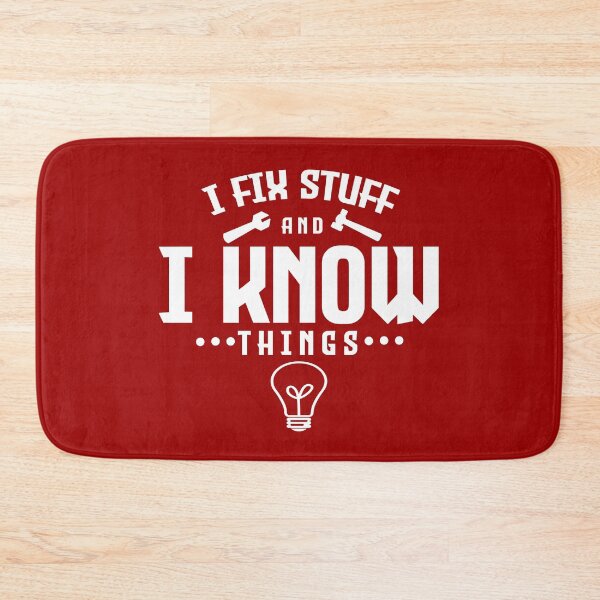 Item preview,  I fix stuff and I know things red version designed and sold by PurrfectCorner.