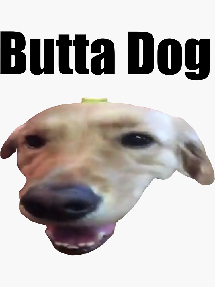 Butter Dog Meme Sticker