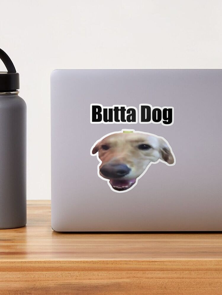 Butter Dog Sticker for Sale by 4n77