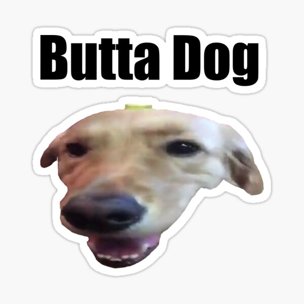 Butter Dog Meme Sticker