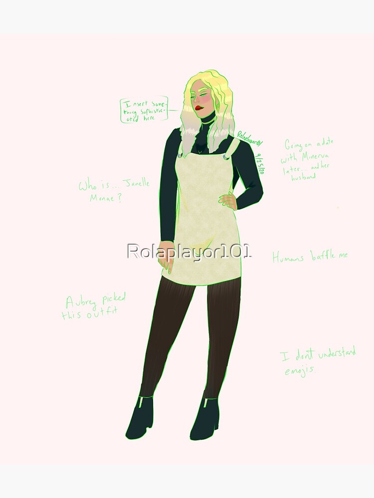 "Amnesty janelle " Poster for Sale by Rolaplayor101 Redbubble