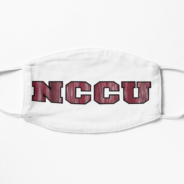 NCCU paint stripes Flat Mask