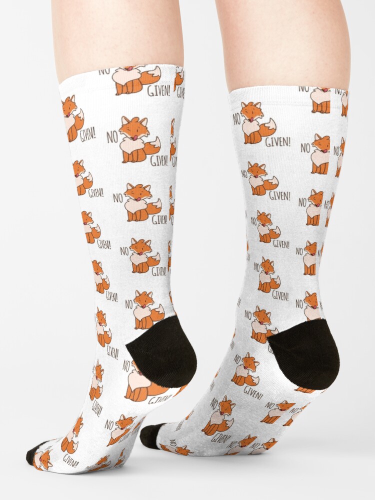 Alternate view of No Fox Given! Socks