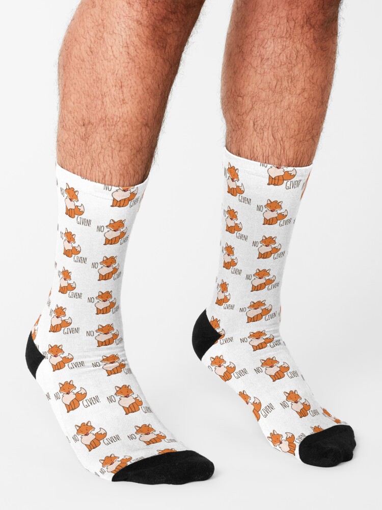 Alternate view of No Fox Given! Socks