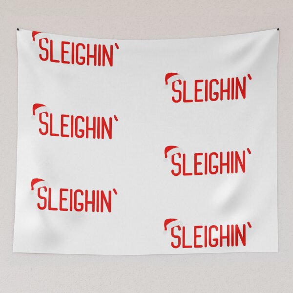 Item preview, Sleighin' Christmas Pun designed and sold by Ginny 168.