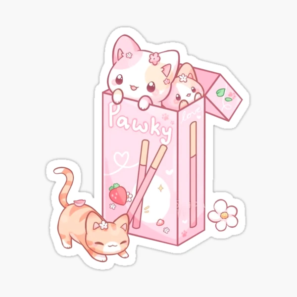 Candy Poetry Neko Stickers