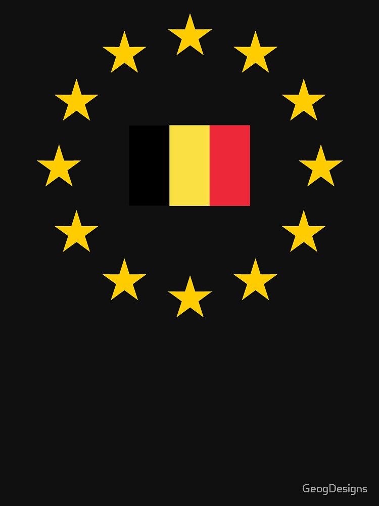 EU Europe Belgium flag flag Pullover Hoodie by GeogDesigns
