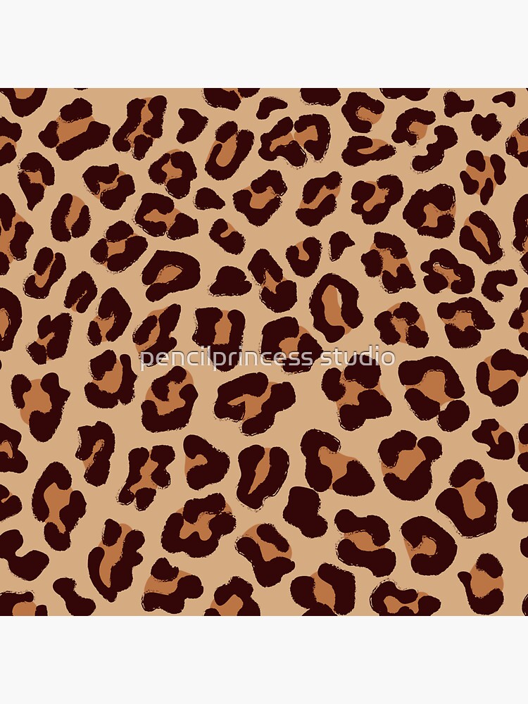 Gold Glitter Leopard Print Seamless Background Pattern — drypdesigns
