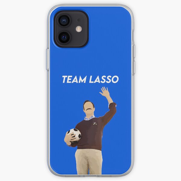 Football coach Blue illustration iPhone Soft Case