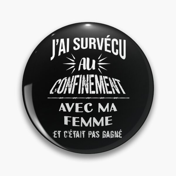 Item preview, I survived confinement with my wife designed and sold by Catcrea.