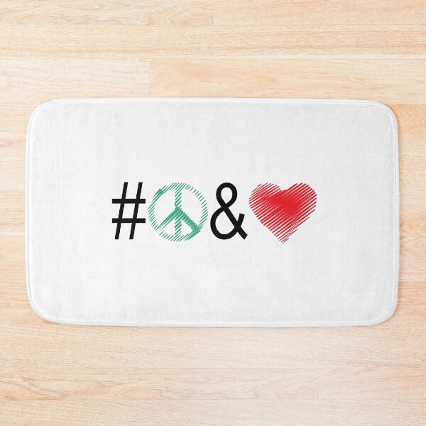 Item preview, Hashtag Peace & Love (HASHT_001) designed and sold by rodildesigns.