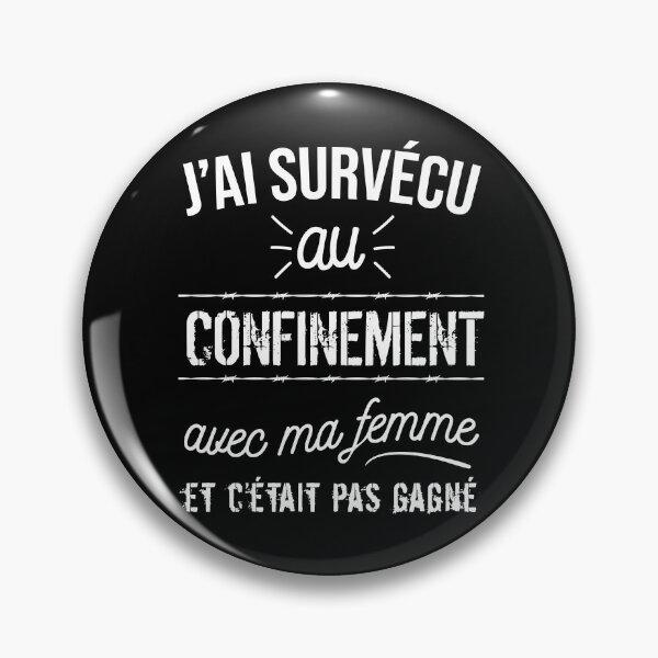 Item preview, I survived confinement with my wife designed and sold by Catcrea.