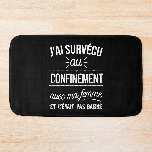 Item preview, I survived confinement with my wife designed and sold by Catcrea.