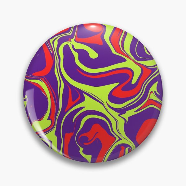 Aperçu de l'œuvre Fondu de la lune des années 80 - Violet, rouge et jaune fluo créée et vendue par WildNClassyFun.