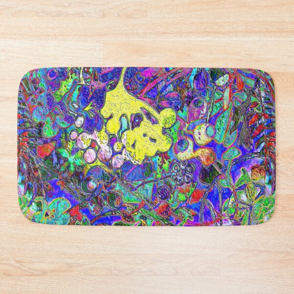 Item preview, vibrant abstract floral designed and sold by yonni.