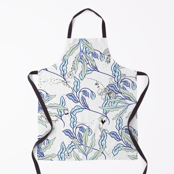 Item preview, blue leaves designed and sold by crissenshop.