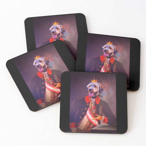 Item preview, Funny Aristocrat General Dog Portrait in Renaissance fine art style designed and sold by conceptDVS.