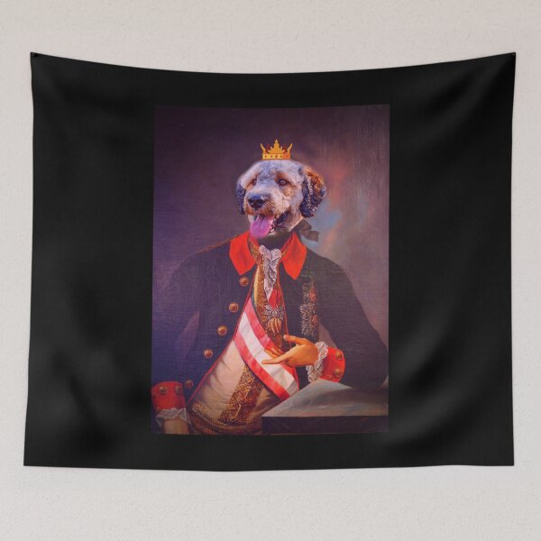 Item preview, Funny Aristocrat General Dog Portrait in Renaissance fine art style designed and sold by conceptDVS.