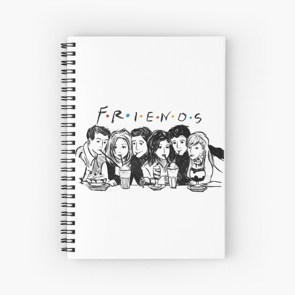 FRIENDS TV Show Themed Sketch Book  The Mood Twisters