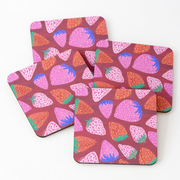 Item preview, Strawberries on Red designed and sold by annieriker.
