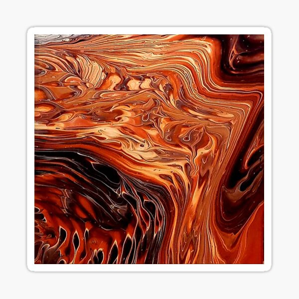 DRIPPING FIRE Sticker