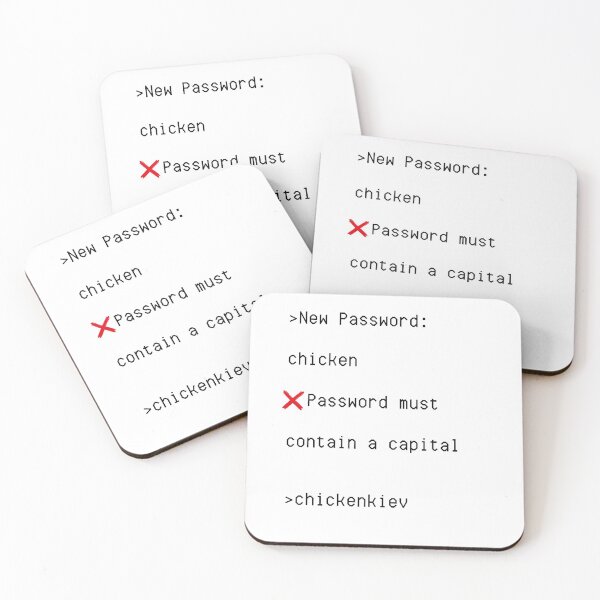 Item preview, Funny Banter: Password - chickenkiev designed and sold by Gregredfern.