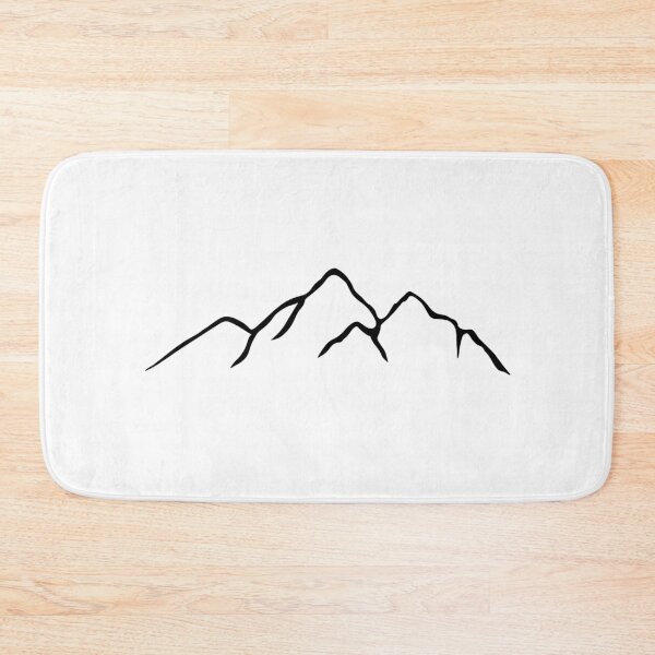 Item preview, Mountain Range Outline designed and sold by Erinmoran.