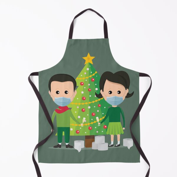 Item preview, Cute Couple Celebrate Quarantine Christmas designed and sold by artado.