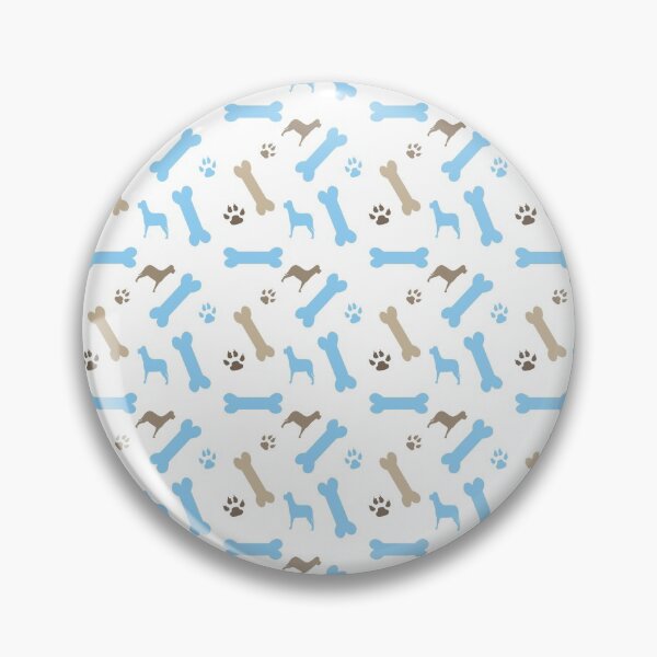 Item preview, bones with dogs on a white background designed and sold by Olha Volokhova.